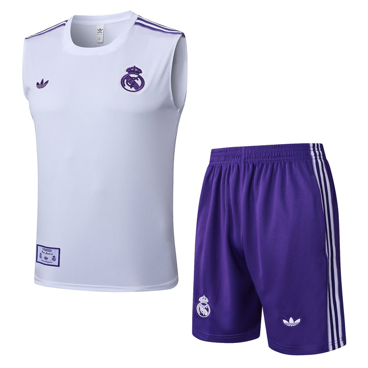 Kit Regata Real Madrid 25/26 - Branco/Azul