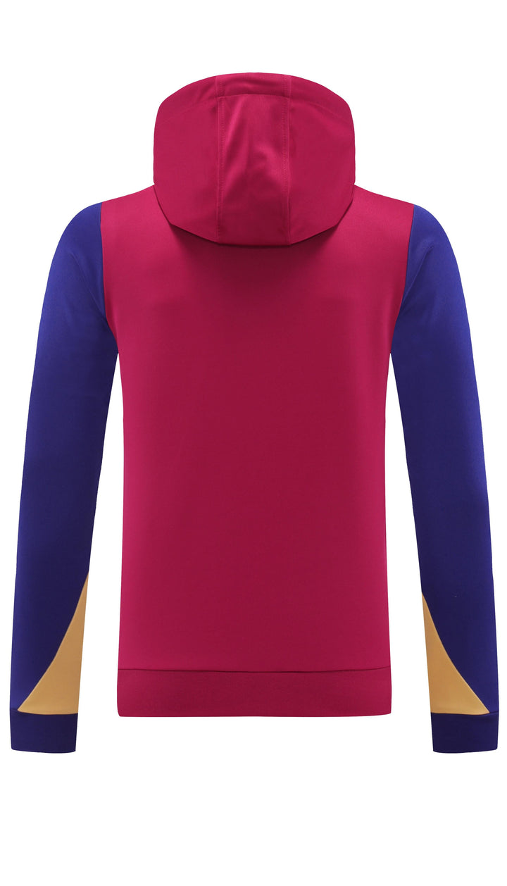 Blusão Barcelona 2024/25 Vermelho - Capuz