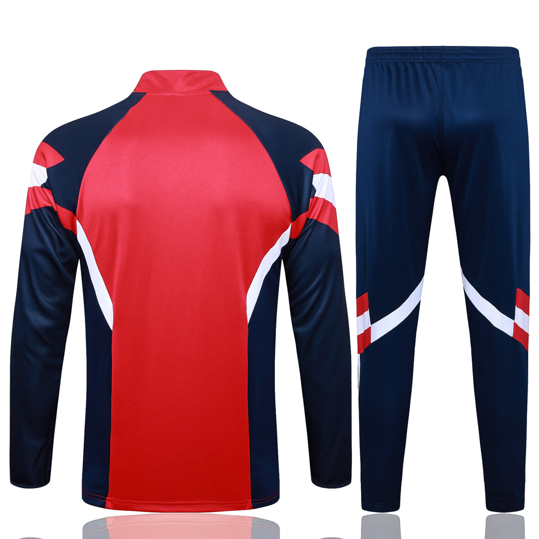 Conjunto Treino Arsenal 24/25 - Vermelho/Azul Marinho
