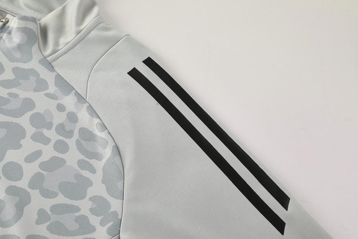 Blusão Treino Adidas - Cinza Claro