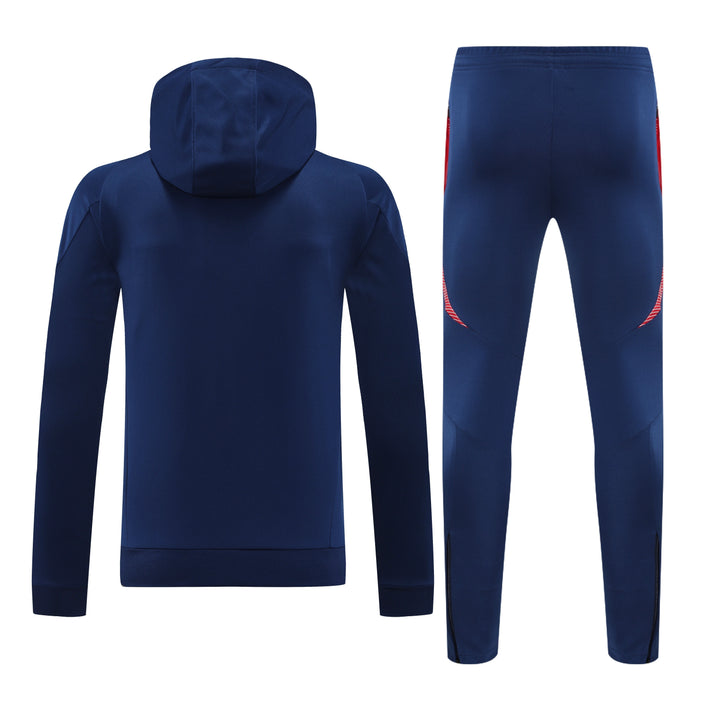Conjunto Manchester United 2024/25 Azul Marinho - Capuz