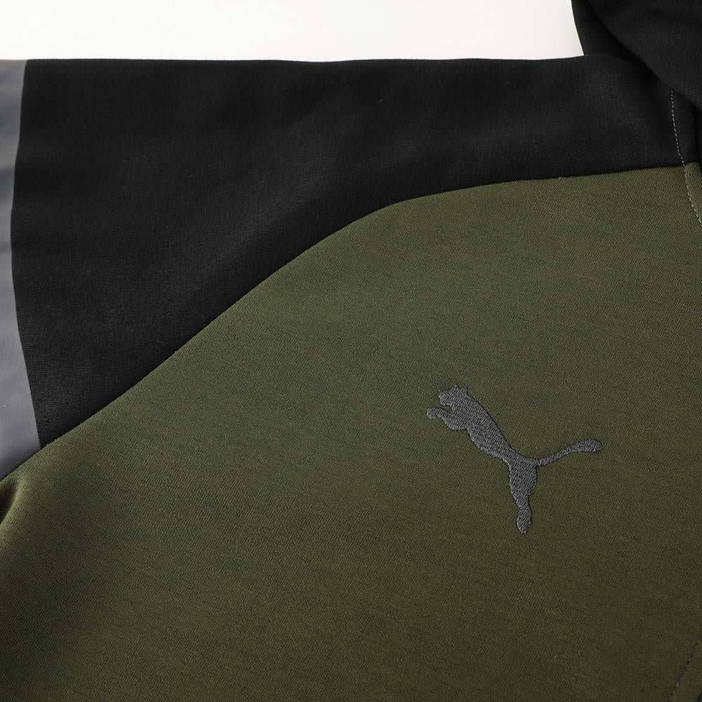 Conjunto Puma Tech Fleece - Verde Militar/Preto