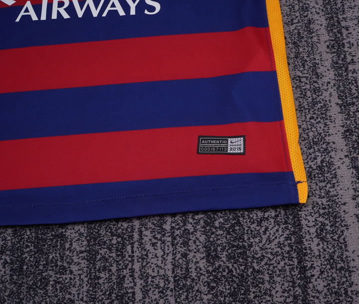 Camisa Retrô Barcelona 2015/16 Home Infantil – Belt Sports