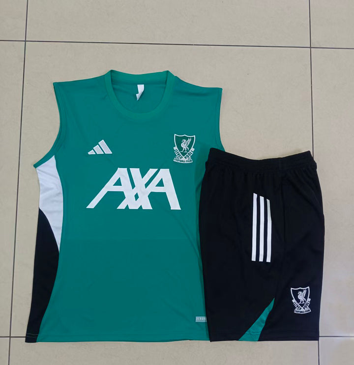 Kit Regata Liverpool 25/26 - Verde Esmeralda/Preto