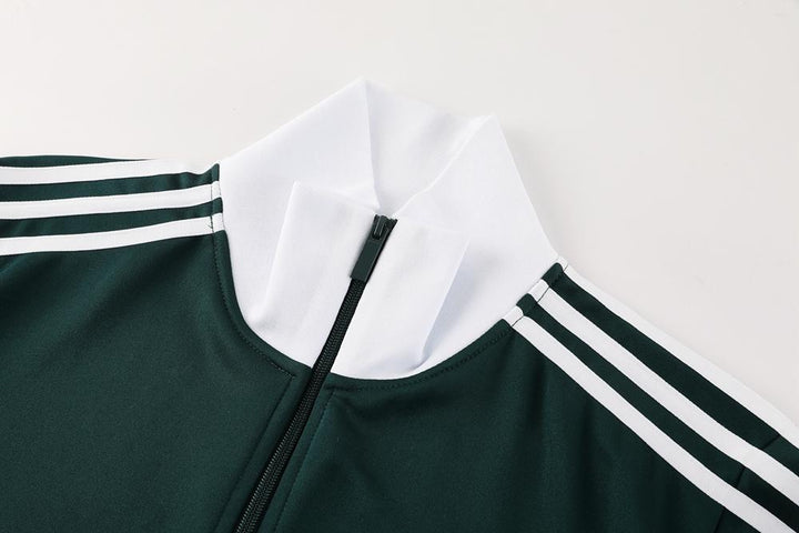 Conjunto Adidas Originals - Verde Escuro/Branco