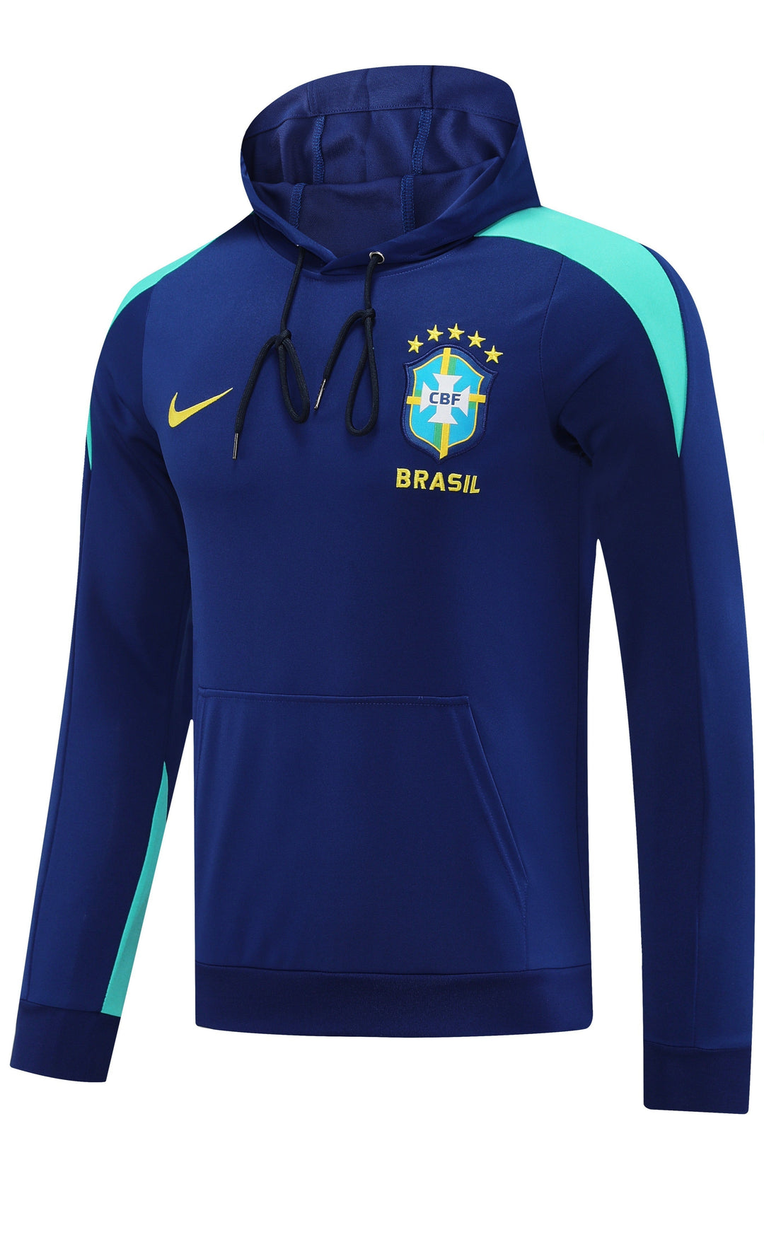 Blusão Brasil 2025/26 Azul Marinho - Capuz