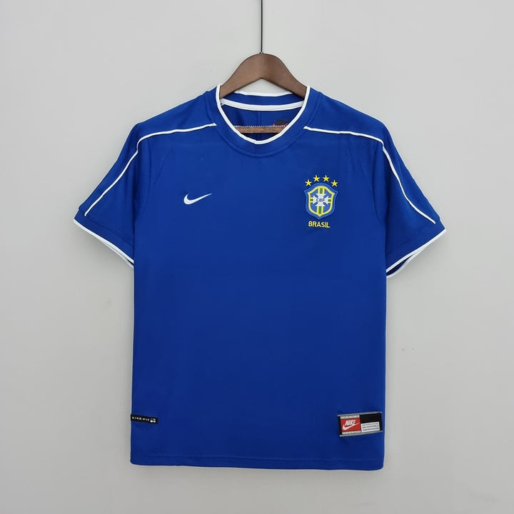 Camisa Retrô Brasil 1998 - Azul