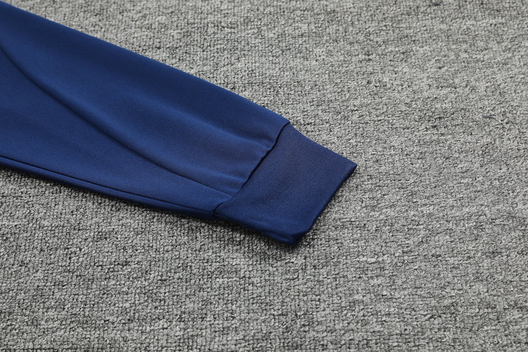 Conjunto Manchester United 2024/25 Azul Marinho - Capuz