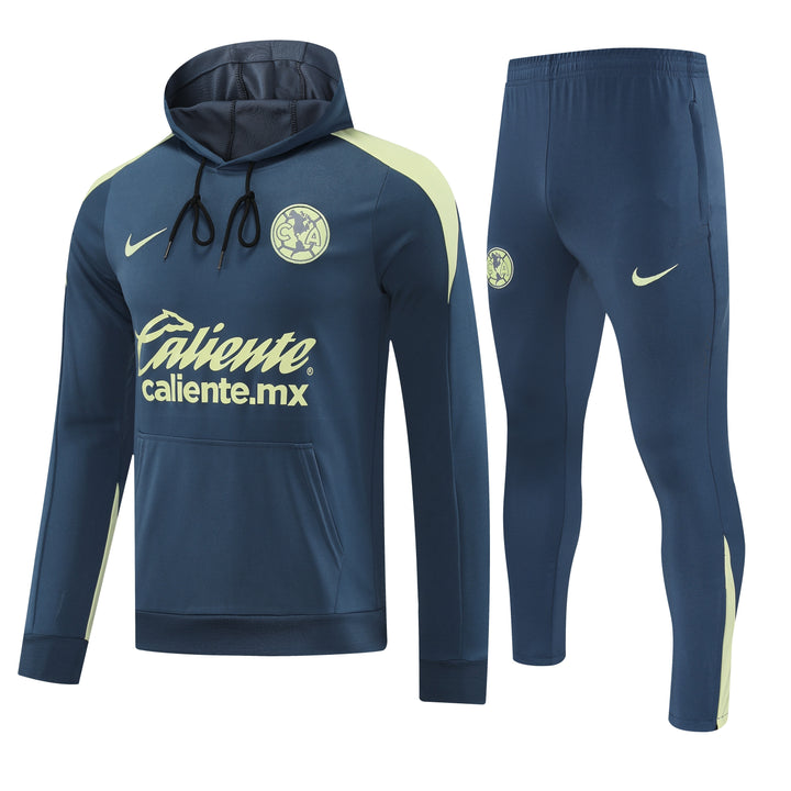 Conjunto Club América 2025/26 Cinza Azulado - Capuz
