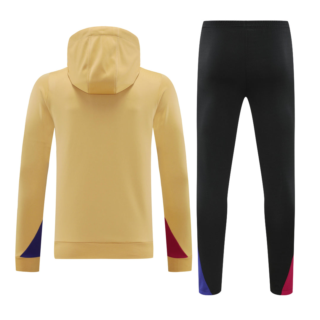 Conjunto Barcelona 2024/25 Bege - Capuz