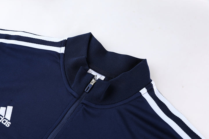 Conjunto Treino Adidas - Azul Marinho/Branco II