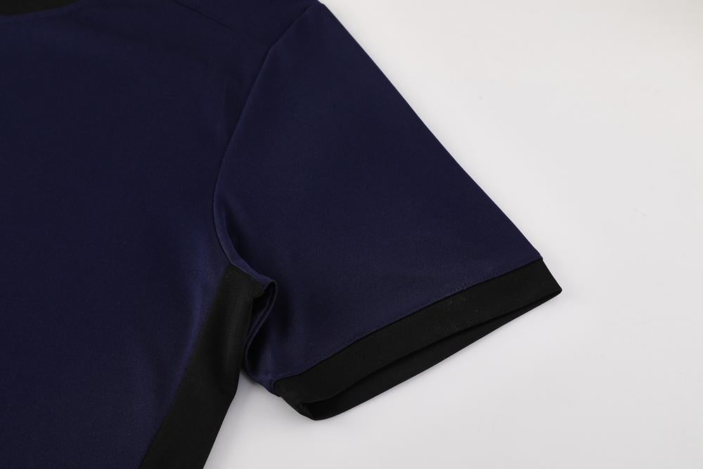 Camisa Treino Nike - Azul Escuro/Laranja
