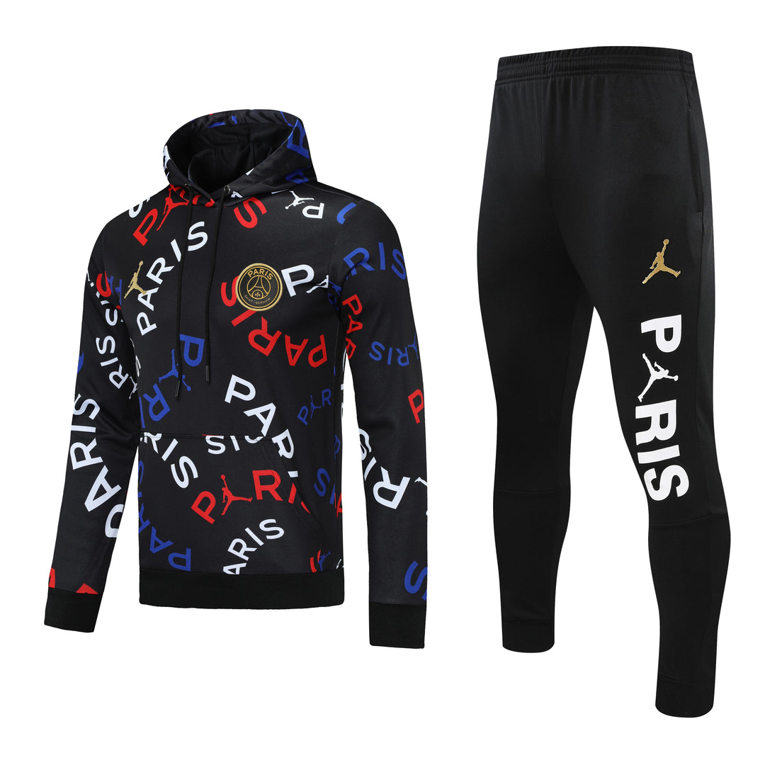 Conjunto PSG Preto - Capuz