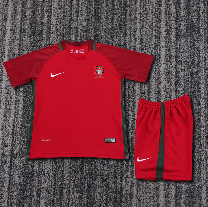 Camisa Retrô Portugal 2016 Home Infantil – Belt Sports