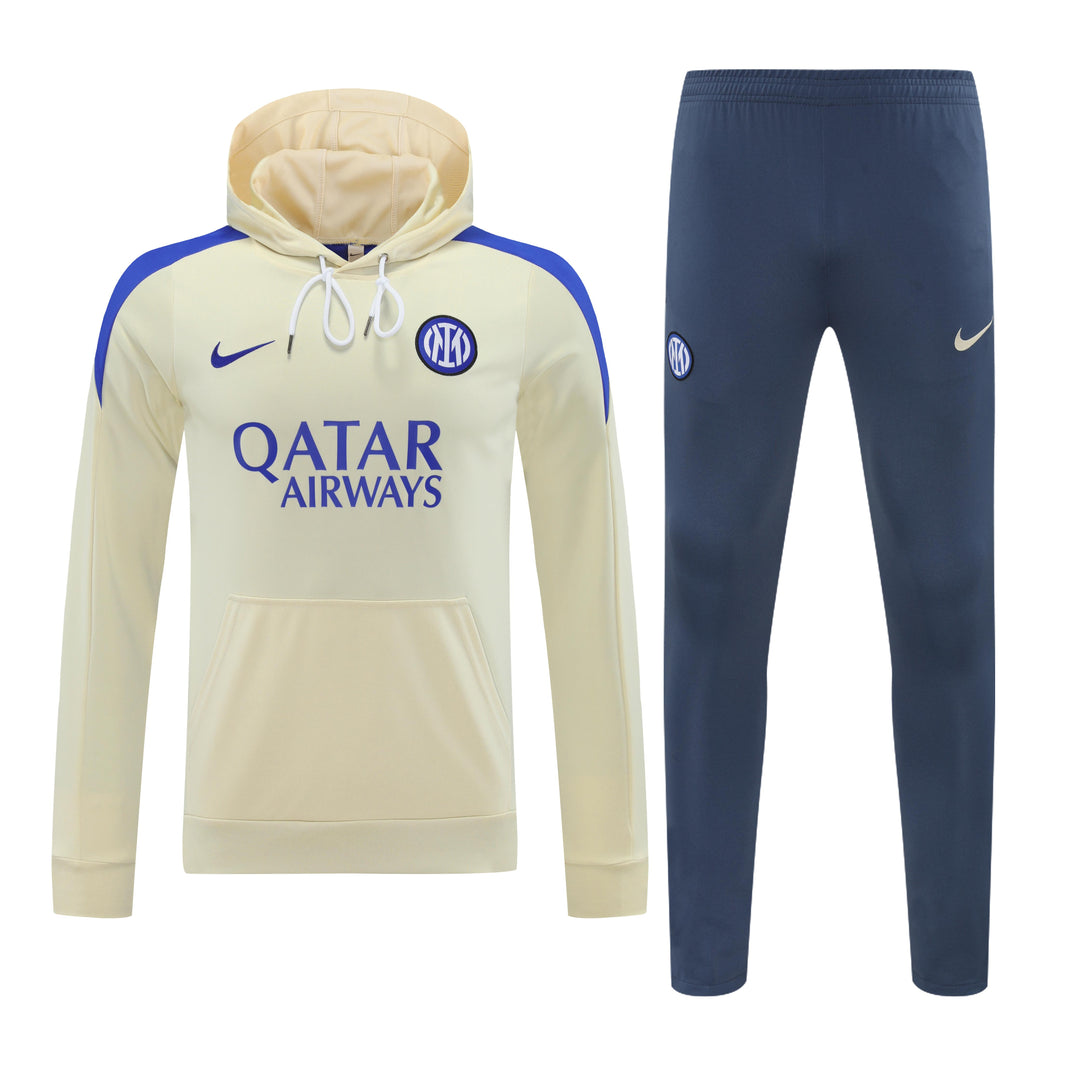 Conjunto Inter de Milão 2024/25 Off-White - Capuz