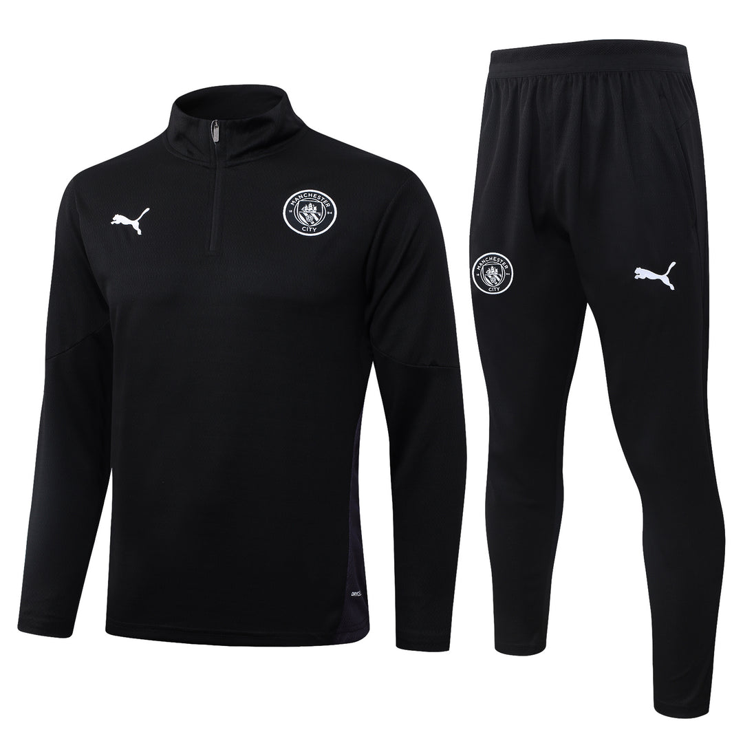 Conjunto Treino Manchester City 25/26 - Preto Total