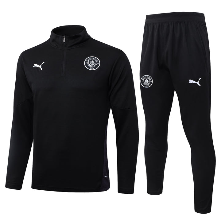 Conjunto Treino Manchester City 25/26 - Preto Total