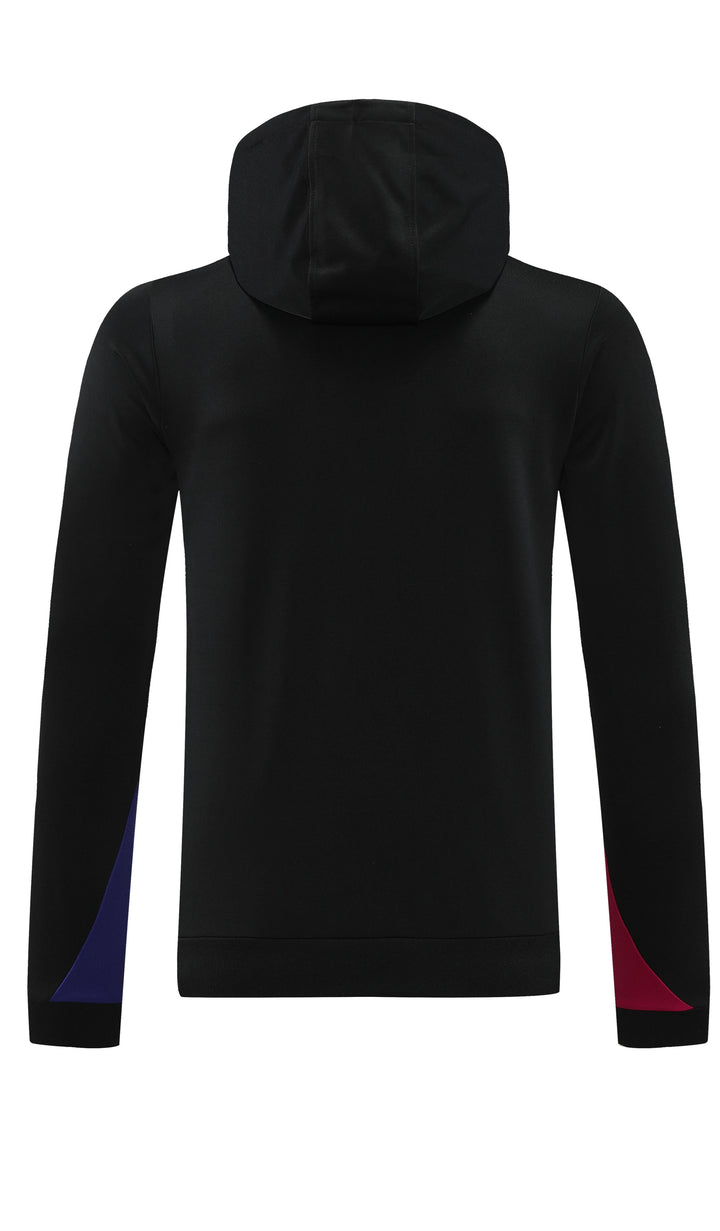 Blusão Barcelona 2024/25 Preto II - Capuz