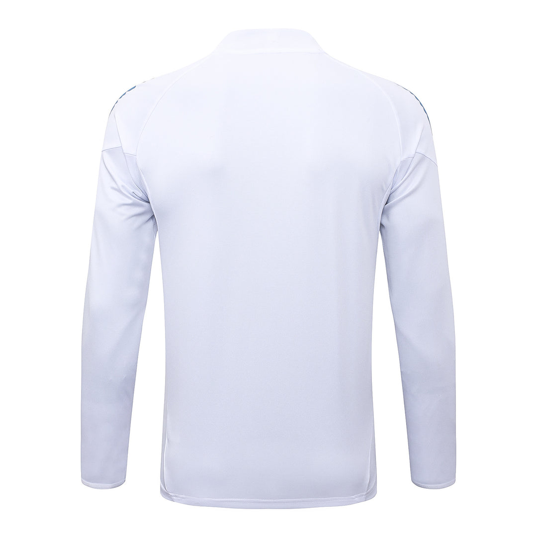 Blusão Real Madrid 2025/26 - Branco/Azul Claro