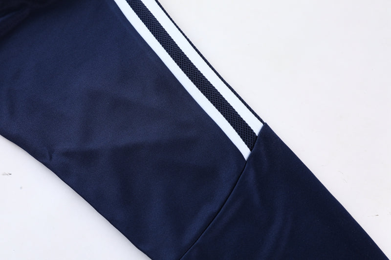 Blusão Treino Adidas - Azul Marinho/Branco II