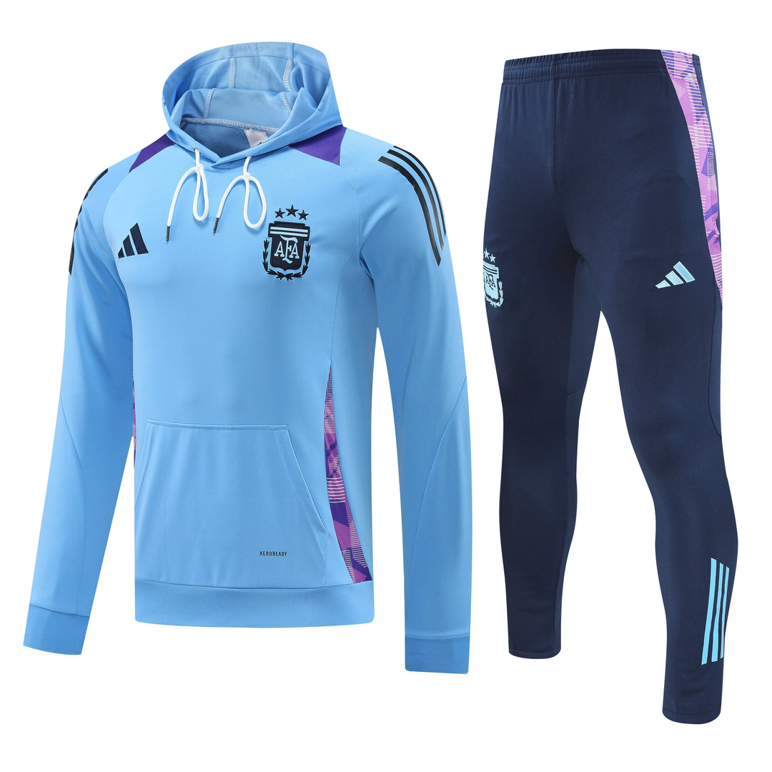 Conjunto Argentina 2024/25 Azul Claro - Capuz