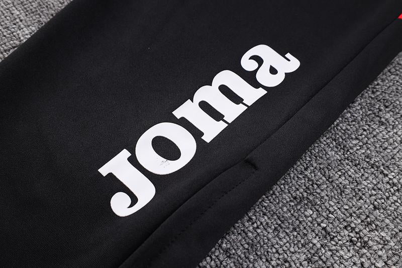 Calça Treino Joma - Preto/Vermelho