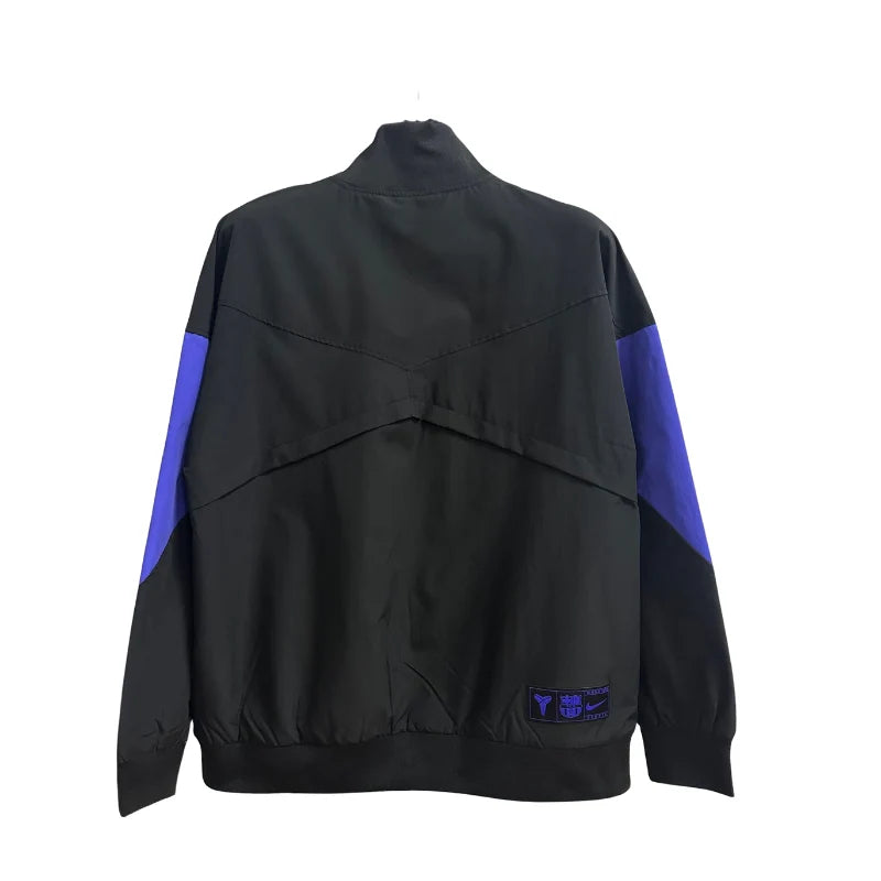 Jaqueta Corta Vento Barcelona X Kobe 2025/26 - Preto/Roxa