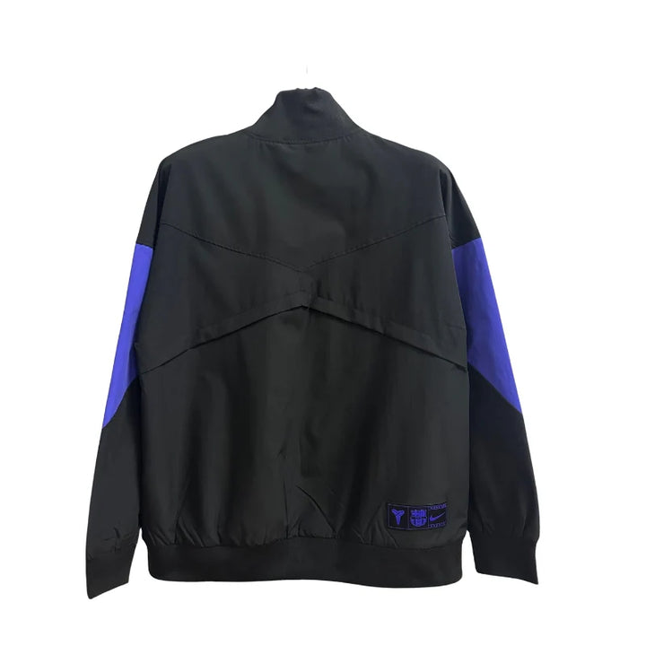 Jaqueta Corta Vento Barcelona X Kobe 2025/26 - Preto/Roxa