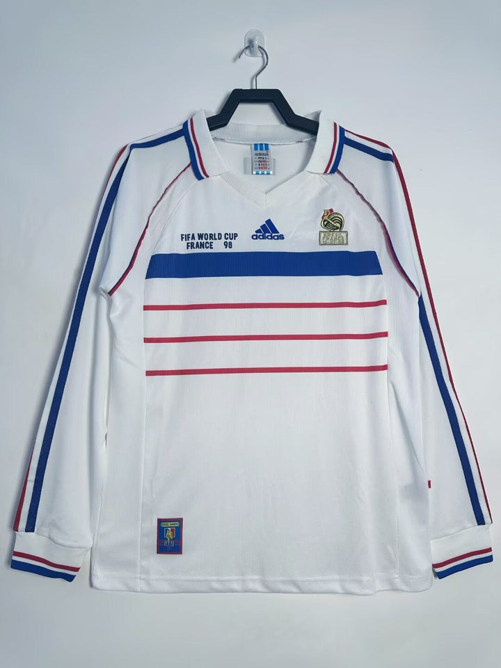 Camisa Retrô França 1998 Away Manga Longa – Belt Sports