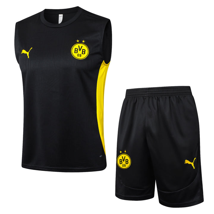 Kit Regata Borussia Dortmund 24/25 - Preto/Amarelo
