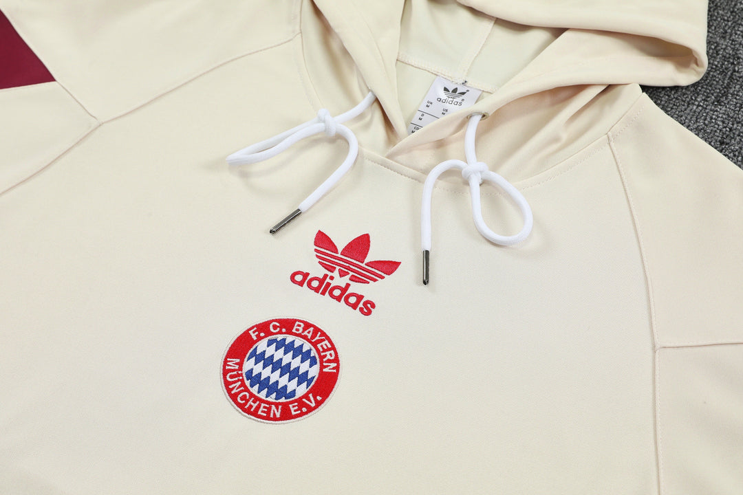 Blusão Bayern de Munique 2025/26 Off-White - Capuz