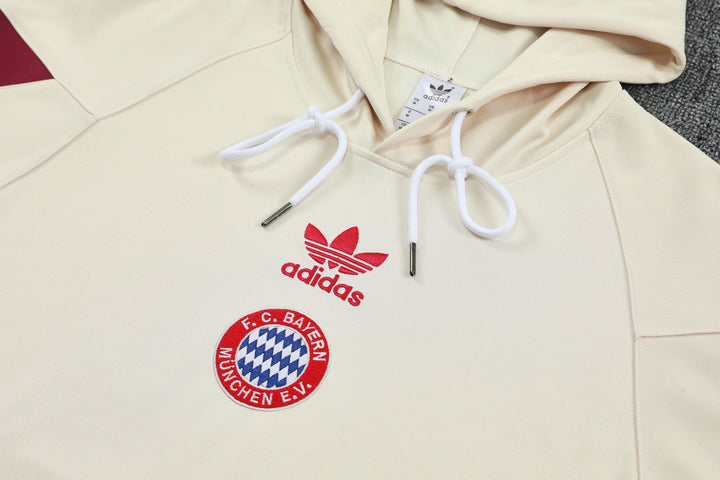 Blusão Bayern de Munique 2025/26 Off-White - Capuz