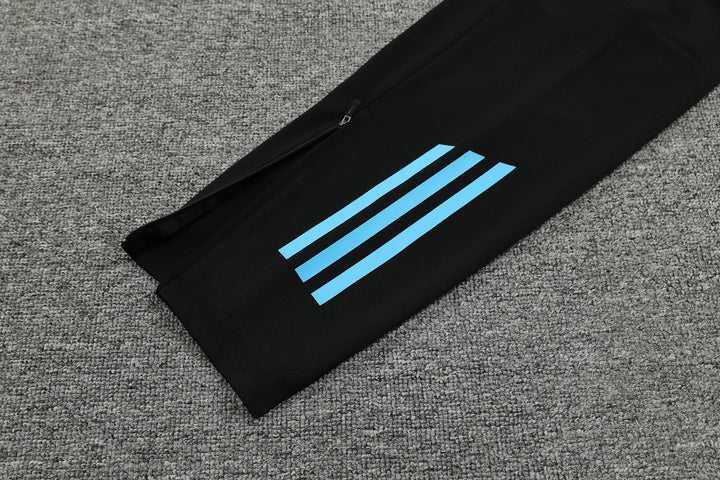 Conjunto Argentina 2024/25 Preto/Azul Claro - Capuz