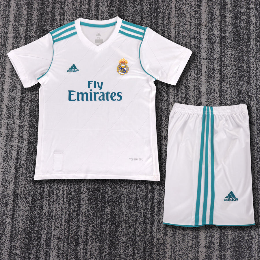 Camisa Retrô Real Madrid 2017/18 Home Infantil – Belt Sports