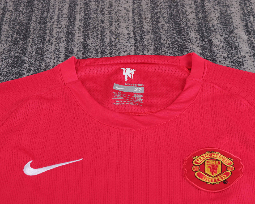 Camisa Retrô Manchester United 2007/08 Home Infantil – Belt Sports
