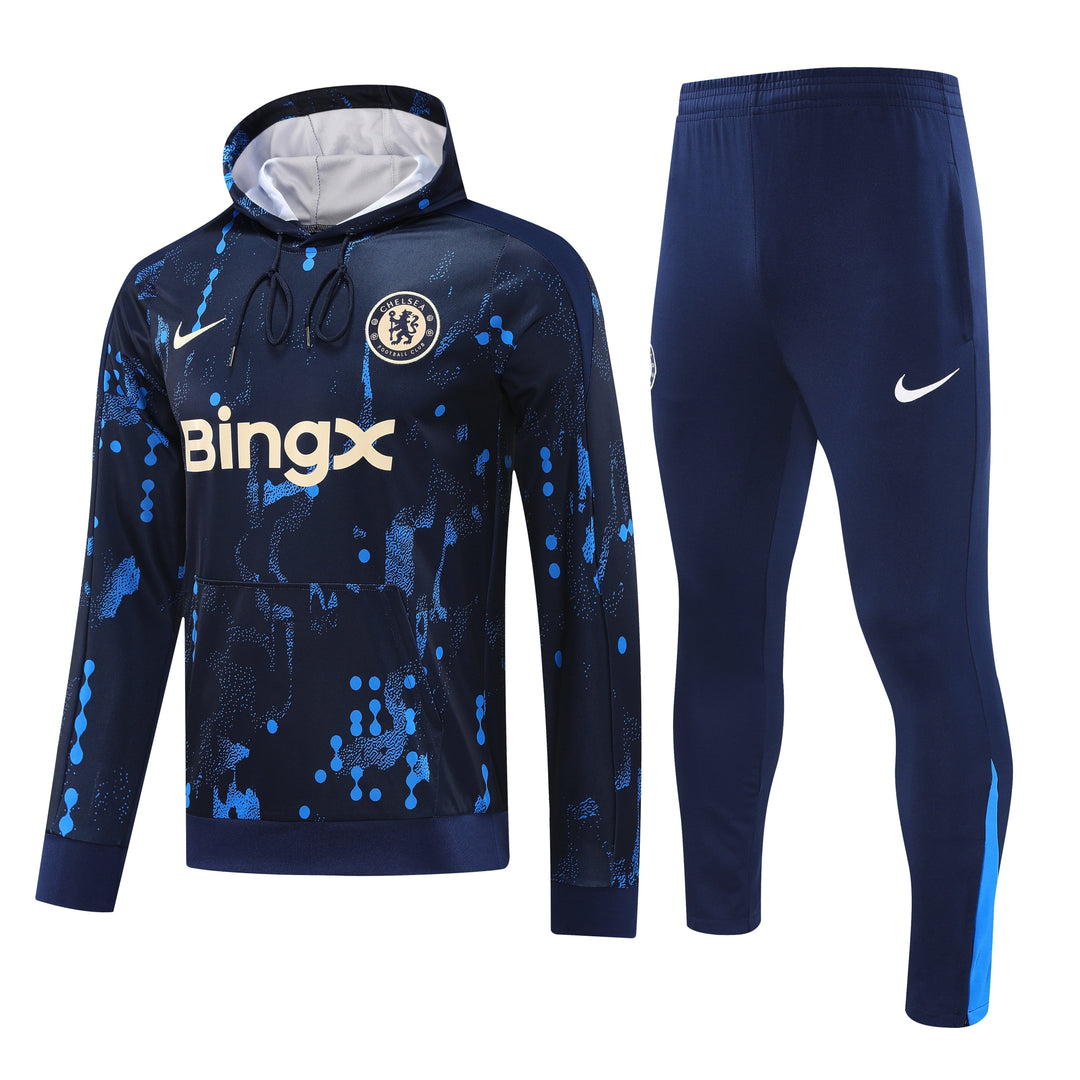 Conjunto Chelsea 2024/25 Azul - Capuz