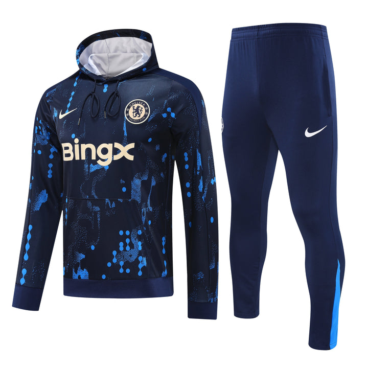 Conjunto Chelsea 2024/25 Azul - Capuz