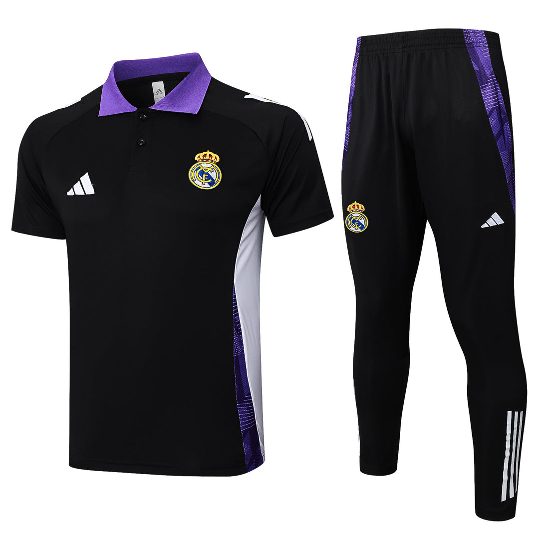 Kit Polo Real Madrid 24/25 - Preto