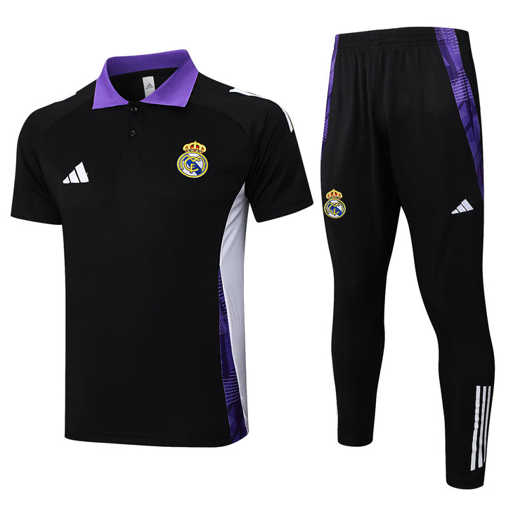Kit Polo Real Madrid 24/25 - Preto