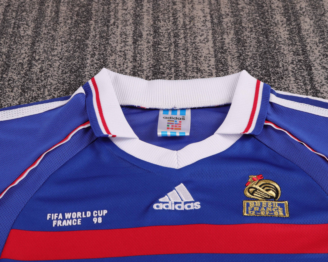 Camisa Retrô França 1998 Home Infantil – Belt Sports