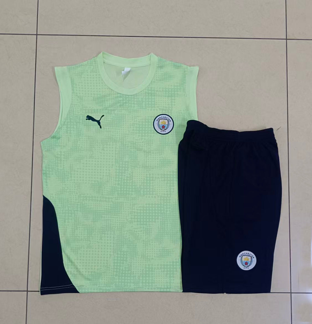 Kit Regata Manchester City 25/26 - Verde Menta/Azul Marinho