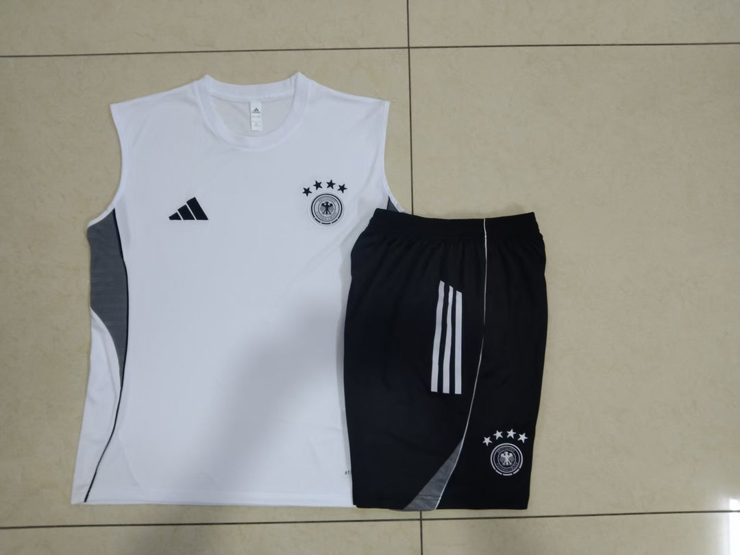 Kit Regata Alemanha 25/26 - Branco/Preto/Cinza
