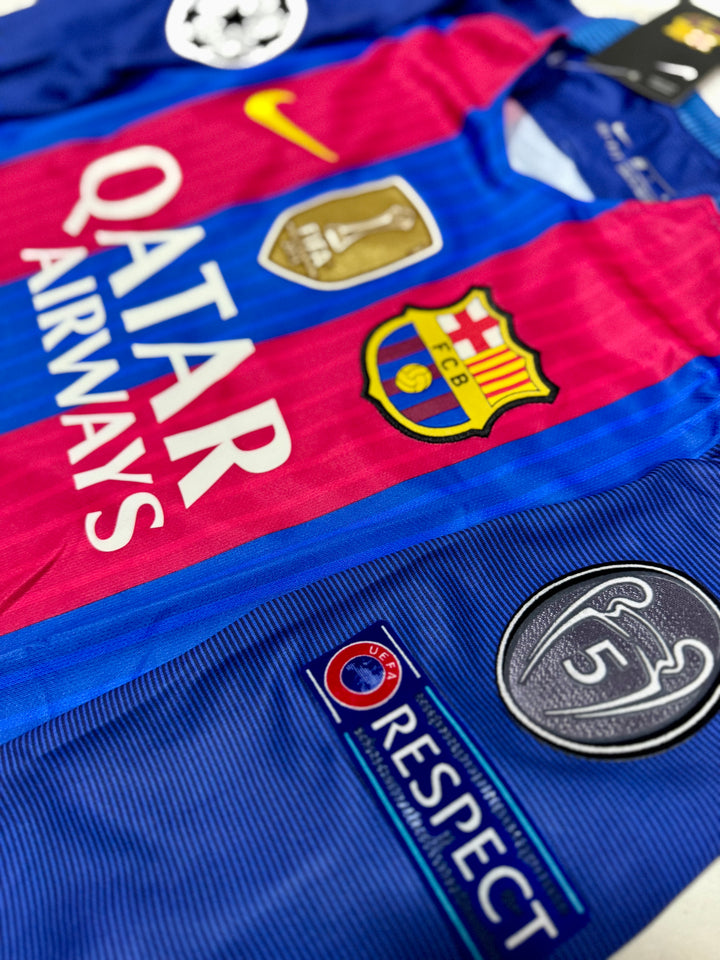 Camisa Retrô Barcelona 2016/17  (+Patch) - Manga Longa