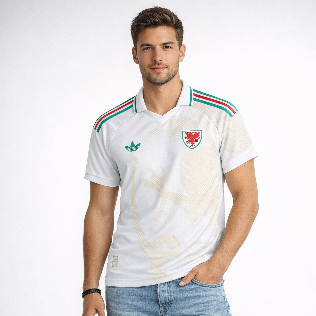 Camisa Pais de Gales Away 2026 - Versão Jogador
