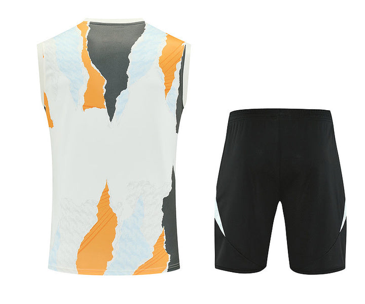 KIT REGATA REAL MADRID 25/26 - BRANCO/AMARELO