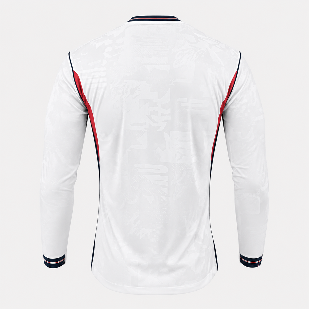 Camisa Inglaterra Home 2026 Manga Longa Versão Jogador – Belt Sports