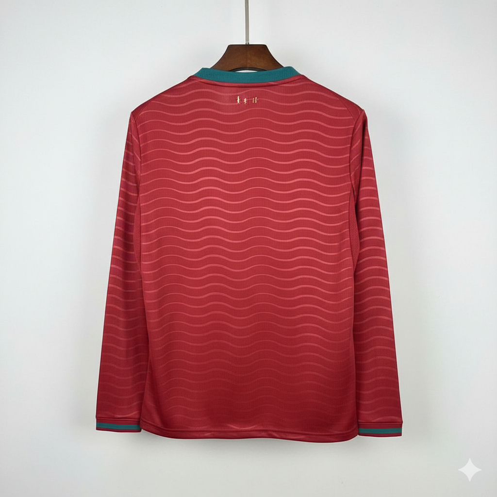 Camisa Portugal Home Manga Longa - 2026