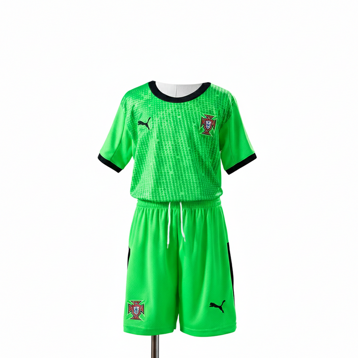 Conjunto Infantil Goleiro Portugal 2026