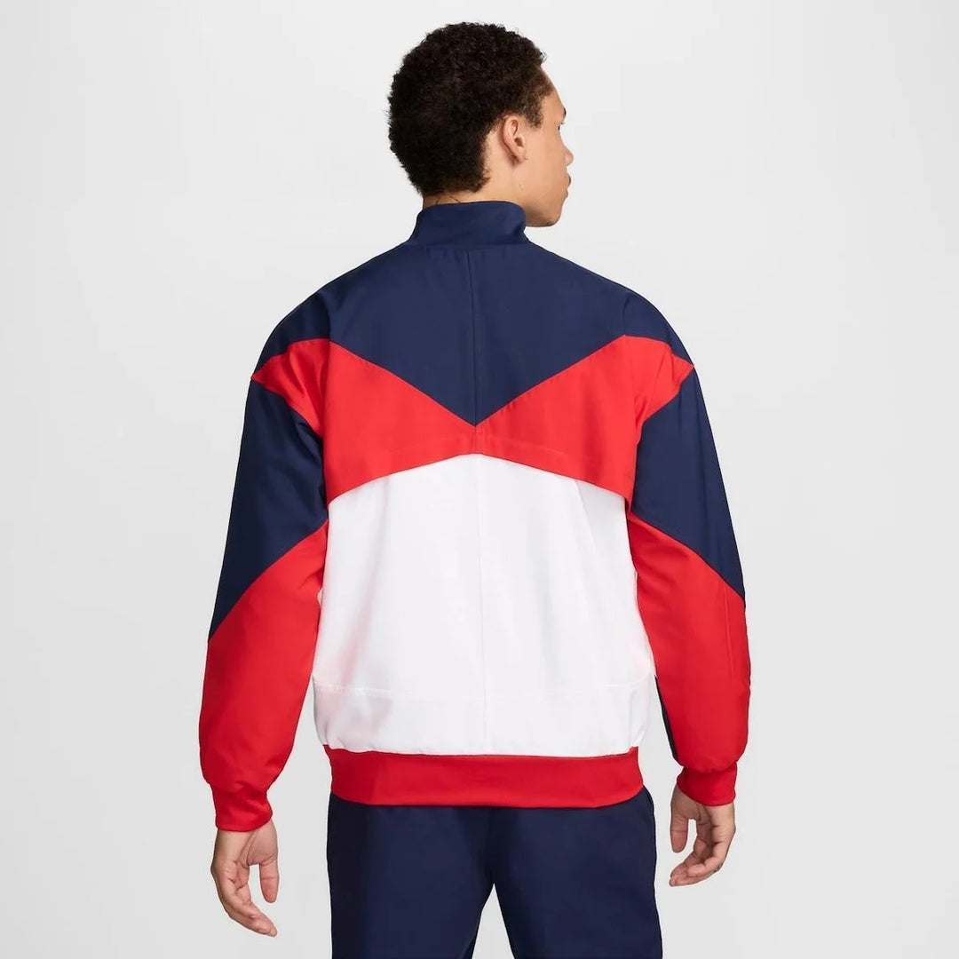 Jaqueta Corta Vento PSG 2024/25 - Branca/Azul
