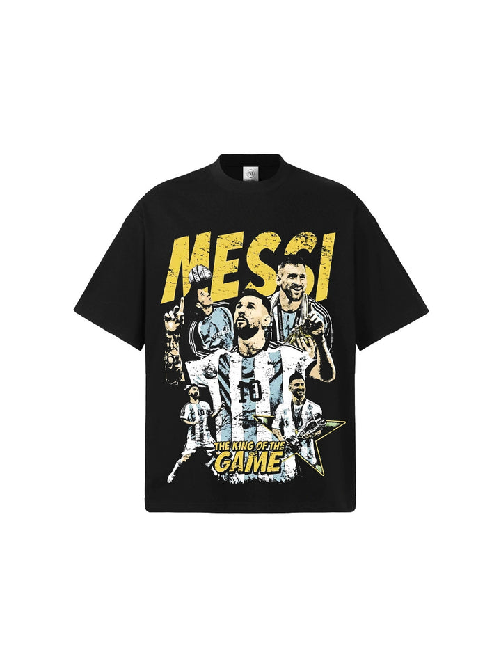 Camiseta Messi Argentina King of the Game Masculina - Preta